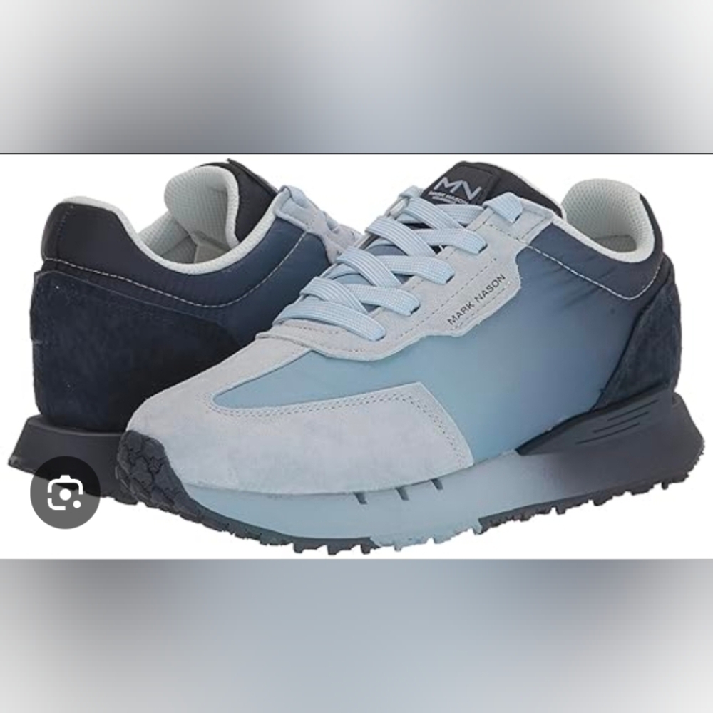 Women's Sketchers Mark Nason Classic Jogger, Blue Sneakers, Size: 9